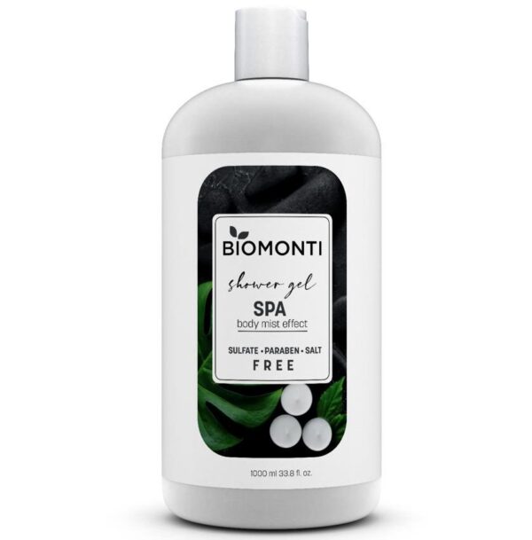 شامپو بدن بدون پارابن بیومونتی Biomonti مدل SPA حجم 1000 میل