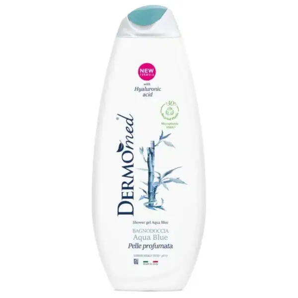 شامپو بدن درمومد DERMOmed بامبو مدل Aqua Blue حجم 650 میل