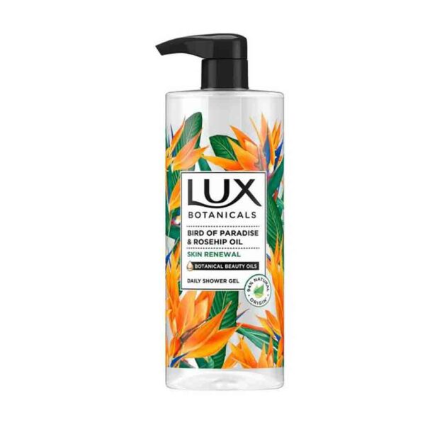 شامپو بدن لوکس Lux رایحه گل بهشتی و روغن گل رز هلندی اصل هلند حجم 750میل