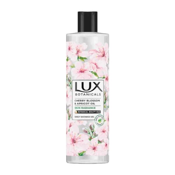 شامپو بدن لوکس Lux شکوفه گیلاس و روغن زردآلو اصل هلند حجم 500 میل