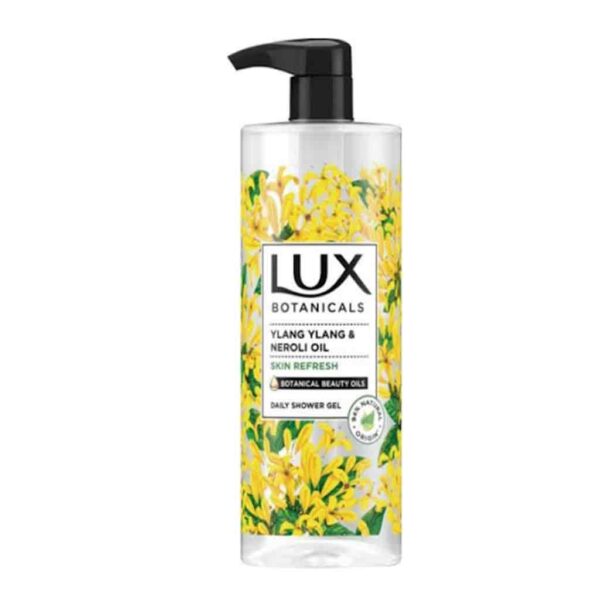 شامپو بدن لوکس Lux گل یلانگ یلانگ و روغن نرولی اصل هلند حجم 750میل