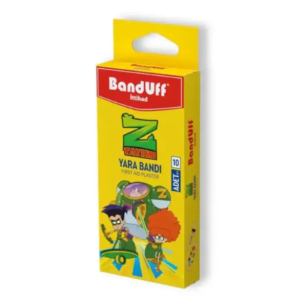 چسب زخم بندوف Banduff مدل Z Takimi بسته 10 عددی