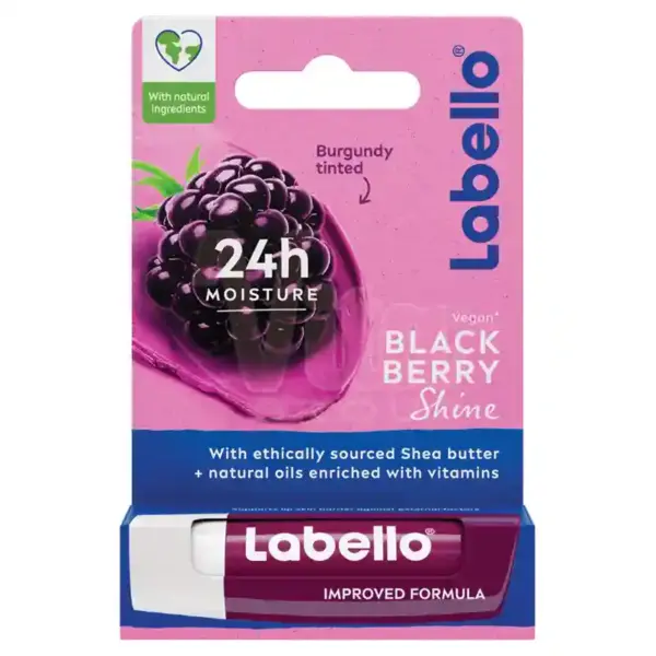 بالم لب لبلو Labello رنگی حاوی اسانس تمشک
