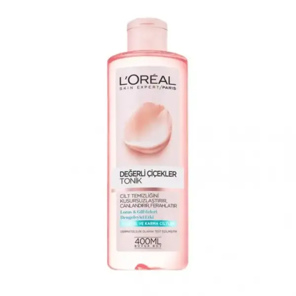تونر لورال Loreal پوست نرمال تا مختلط حجم 400 میل
